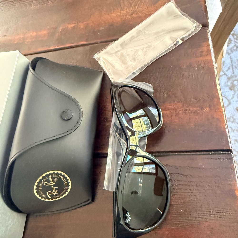Ray-Ban Black 56 MM Cat Eye Sunglasses - Original Packaging. Never Been Worn.
